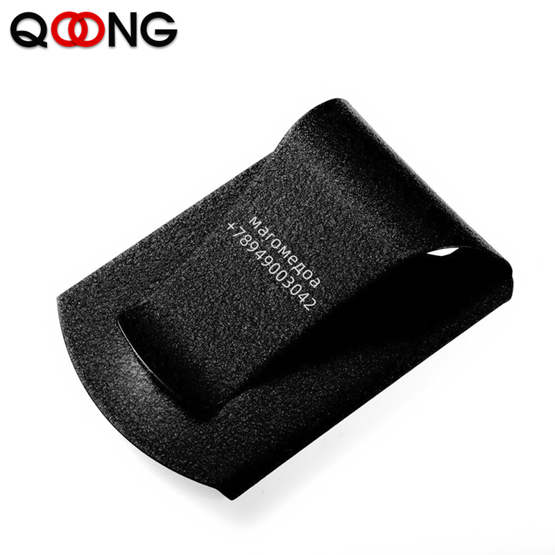 Money Clip Magnetic - QOONG lettrage personnalisé en acier inoxydable