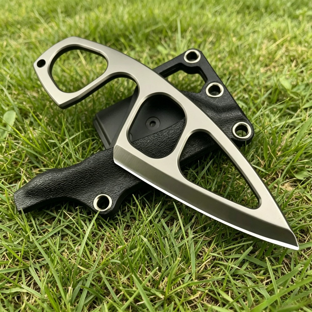 Edc Carry Fixed Blade Knife - Couteau de cou haute dureté avec