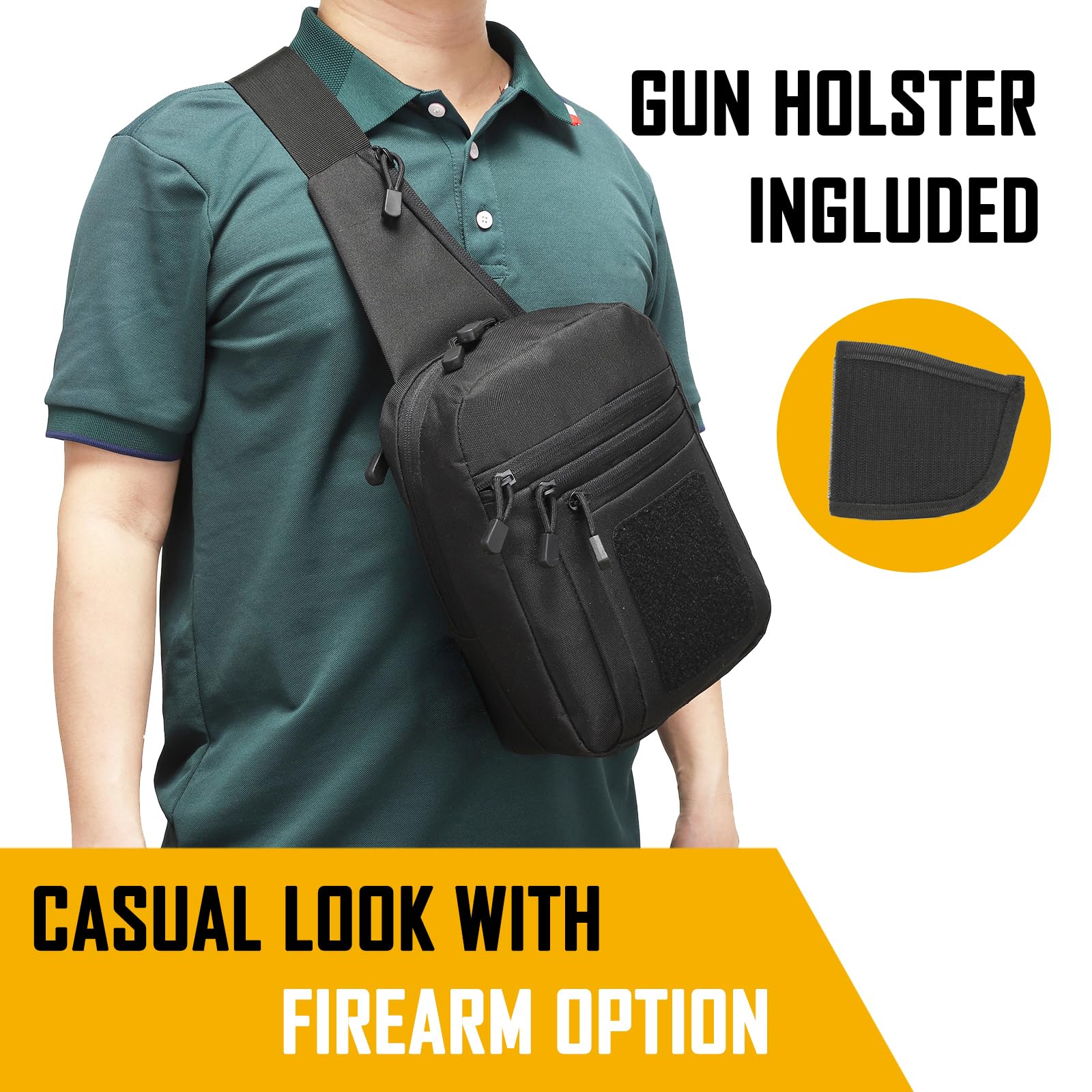 Appendix Carry Edc - Sac à bandoulière de transport dissimulé