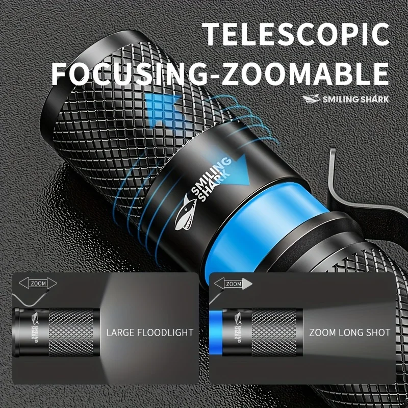 SMILING SHARK Mini lampe torch - Edc Carry Flashlight avis et prix