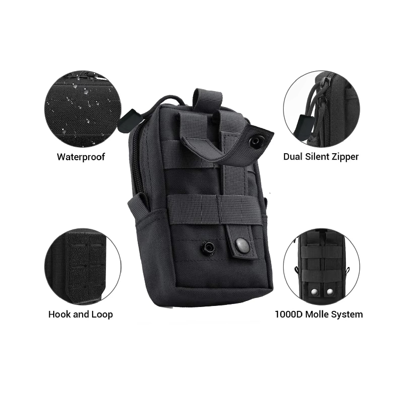 Sac de ceinture tactique Molle - Edc Carry Belt Pouch avis et prix